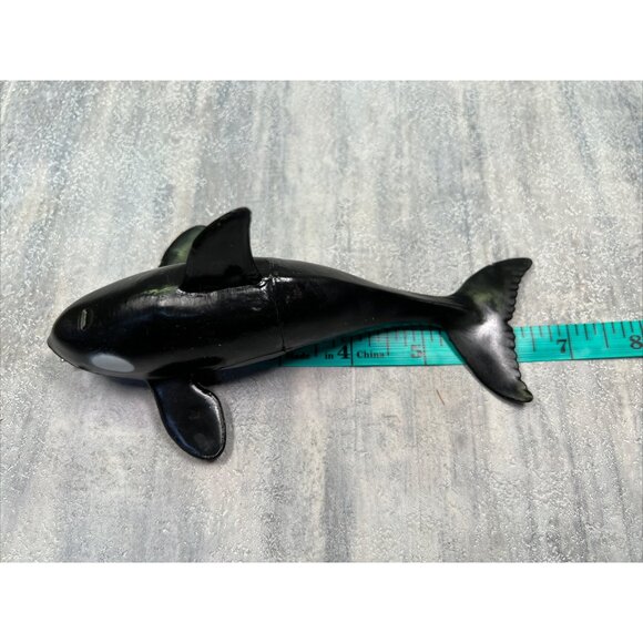 Killer Whale Orca Greenbrier International Inc. 6.5" Sea Life Mammal Plastix PVC - Picture 2 of 12